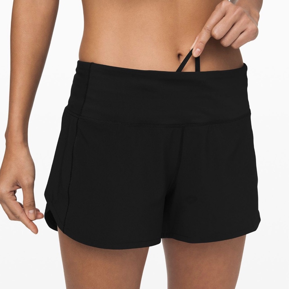 lulu lemon Speed up shorts 4” mid rise